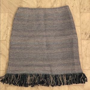 Nanette Lepore skirt with fringe detail